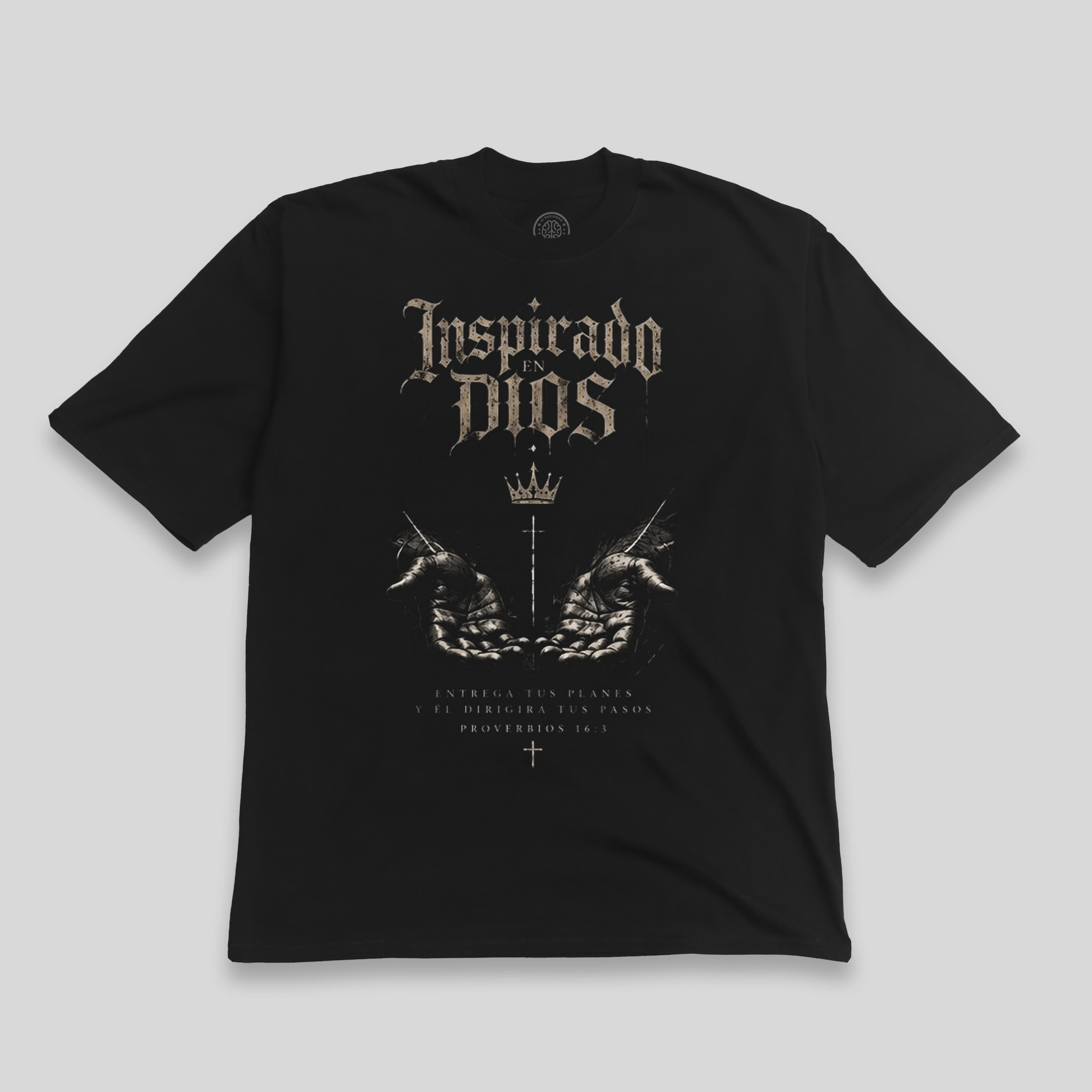 Remera Inspirado en Dios · Manos